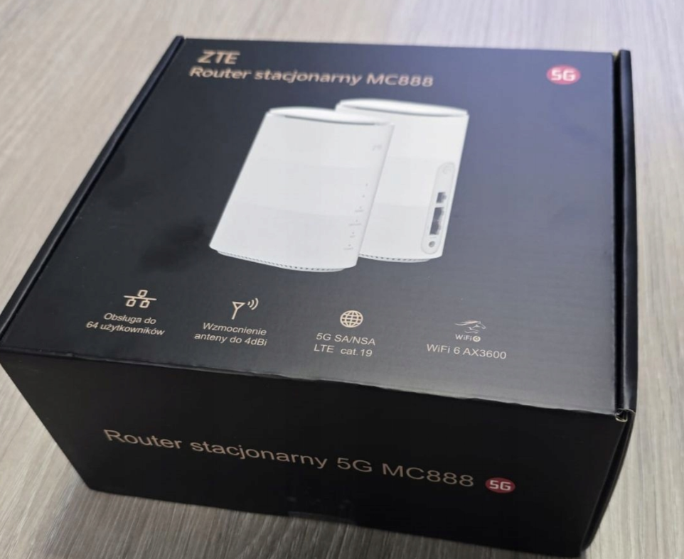Router ZTE MC888 5G DualBand 2,4GHz+5GHz (WIFI 6)