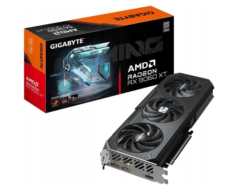 Karta graficzna Gigabyte Radeon RX 9060 XT Gaming OC 16GB GDDR6 (GV-R9060XTGAMING OC-16GD)