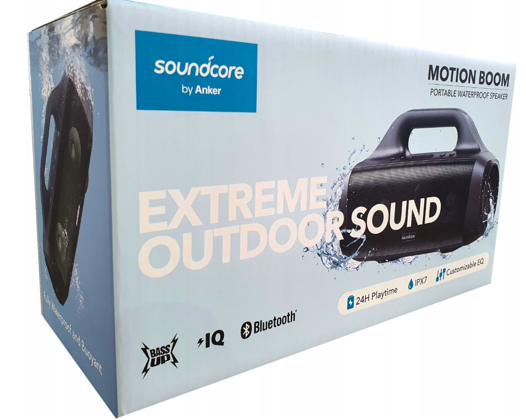 Głośnik przenośny Anker Soundcore Motion+ czarny 30 W IPX7